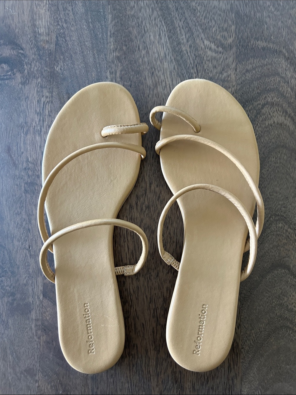 Reformation Ludo Tan Sandals
